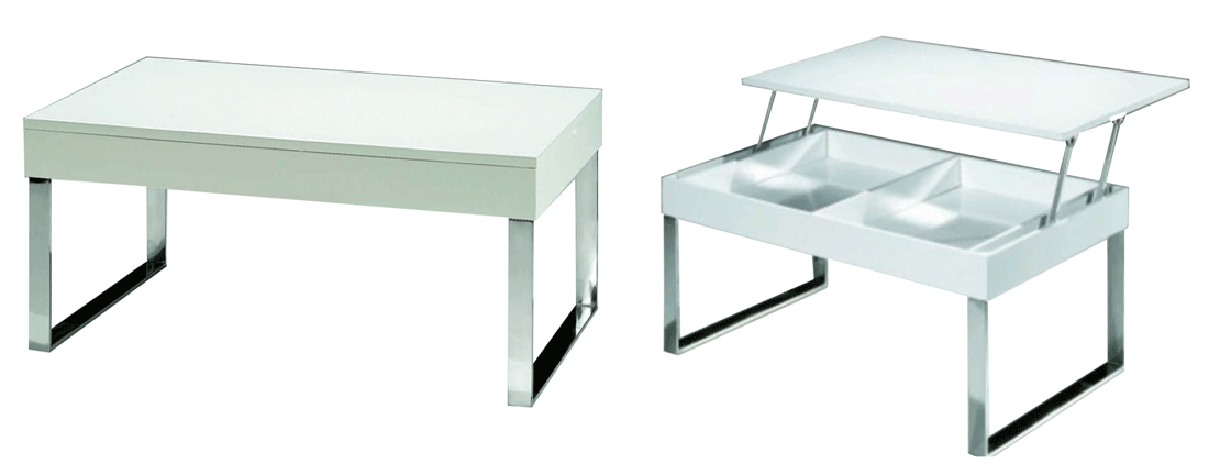Brands SVN Modern Living Special Order J030 White Coffee Table