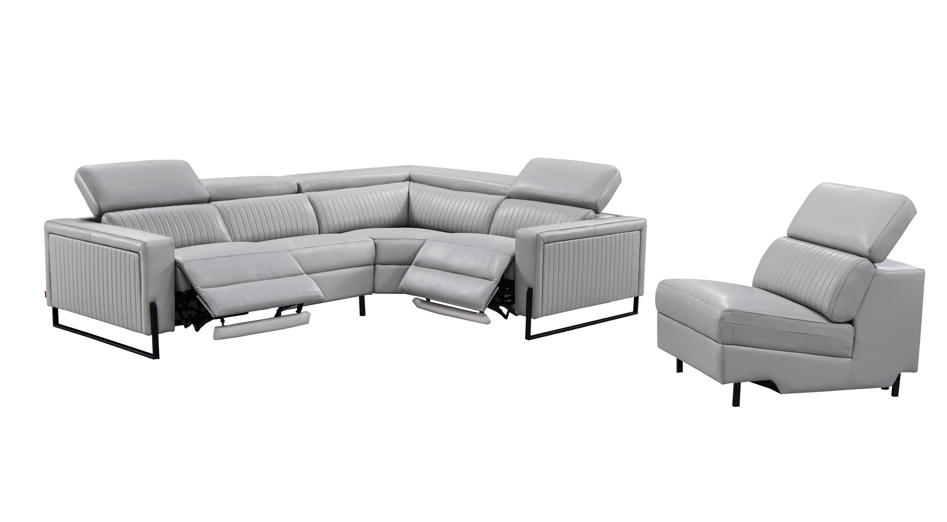 Brands GPS Modern Living Special Order 2787 Sectional w/ recliners