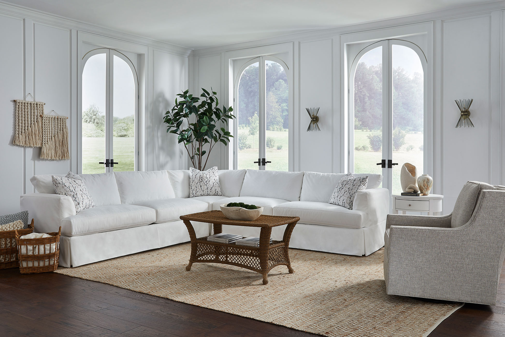 Living Room Furniture Sectionals Bentley Sectional
