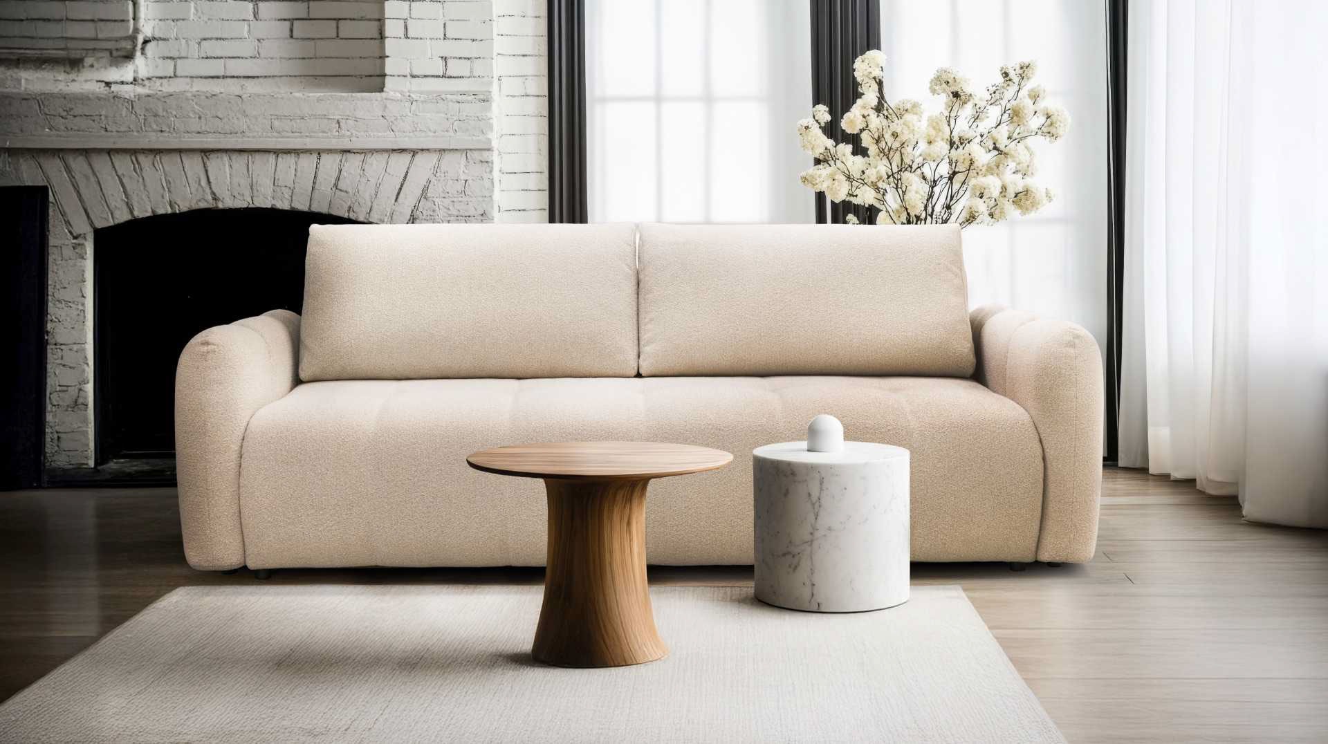 Living Room Furniture Sleepers Sofas Loveseats and Chairs Besalu Sofabed