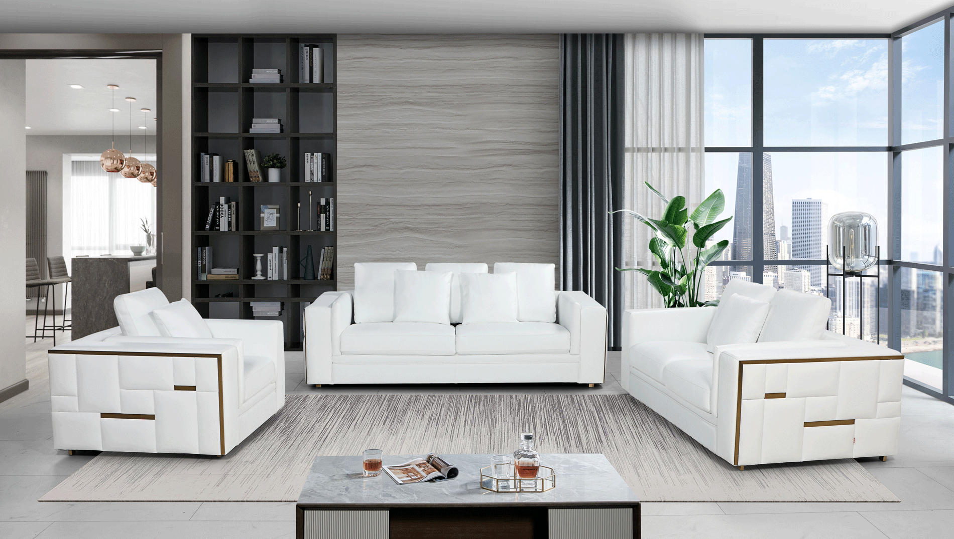 Living Room Furniture Sleepers Sofas Loveseats and Chairs 1005 White Living room