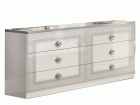 Aida Double Dresser White/Silv