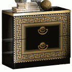 Aida Nightstand Bl/Gold