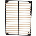 Wooden Slats Frame QS Folded w/adjustable legs