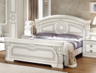 Aida White w/Silver QS Bed