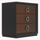 Emporio Black Nightstand