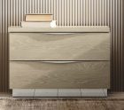 Platinum "MINI" Nightstand IVORY BETULLIA SABBIA