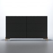 Wave Double Dresser / Mirrors Dark grey