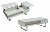 1388 Coffee Table w/ storage White